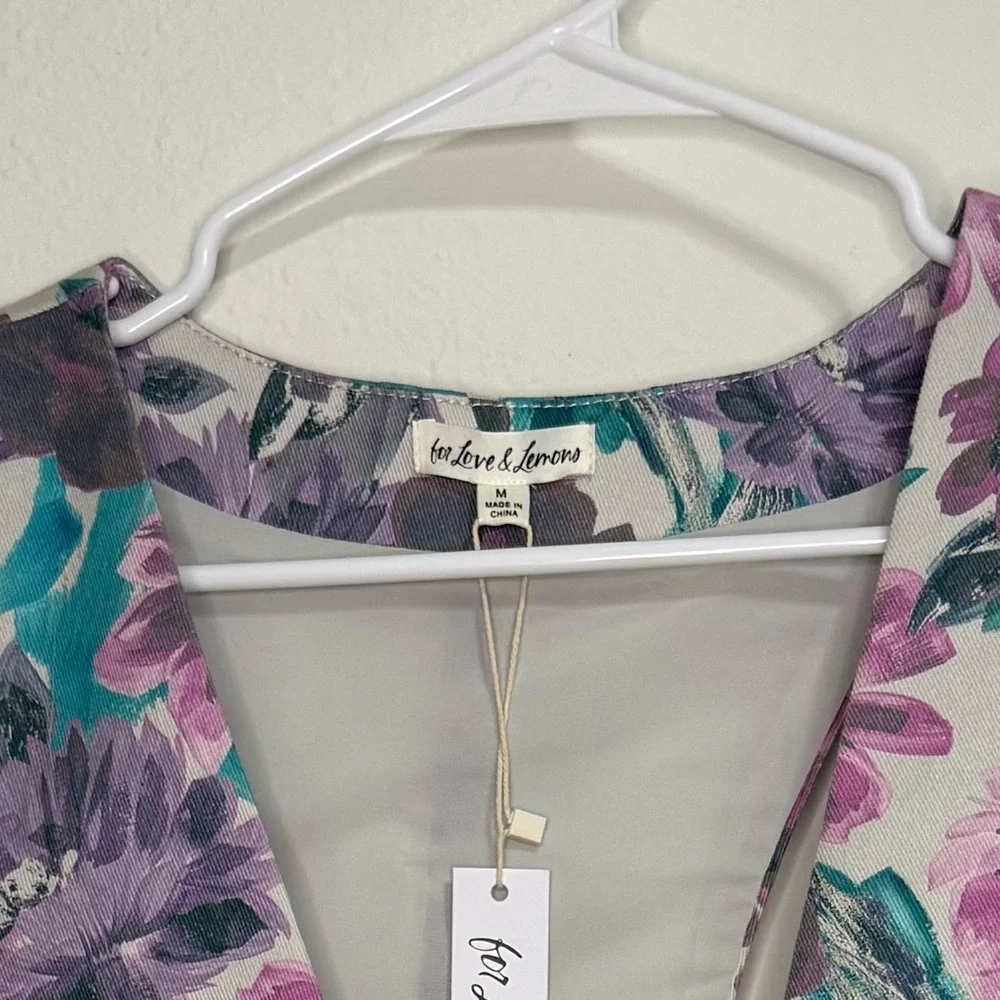 For Love And Lemons Tamara Floral Vest - Picture 3 of 3